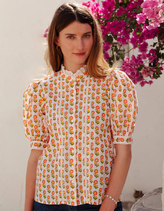 Pink City Prints Vera Blouse