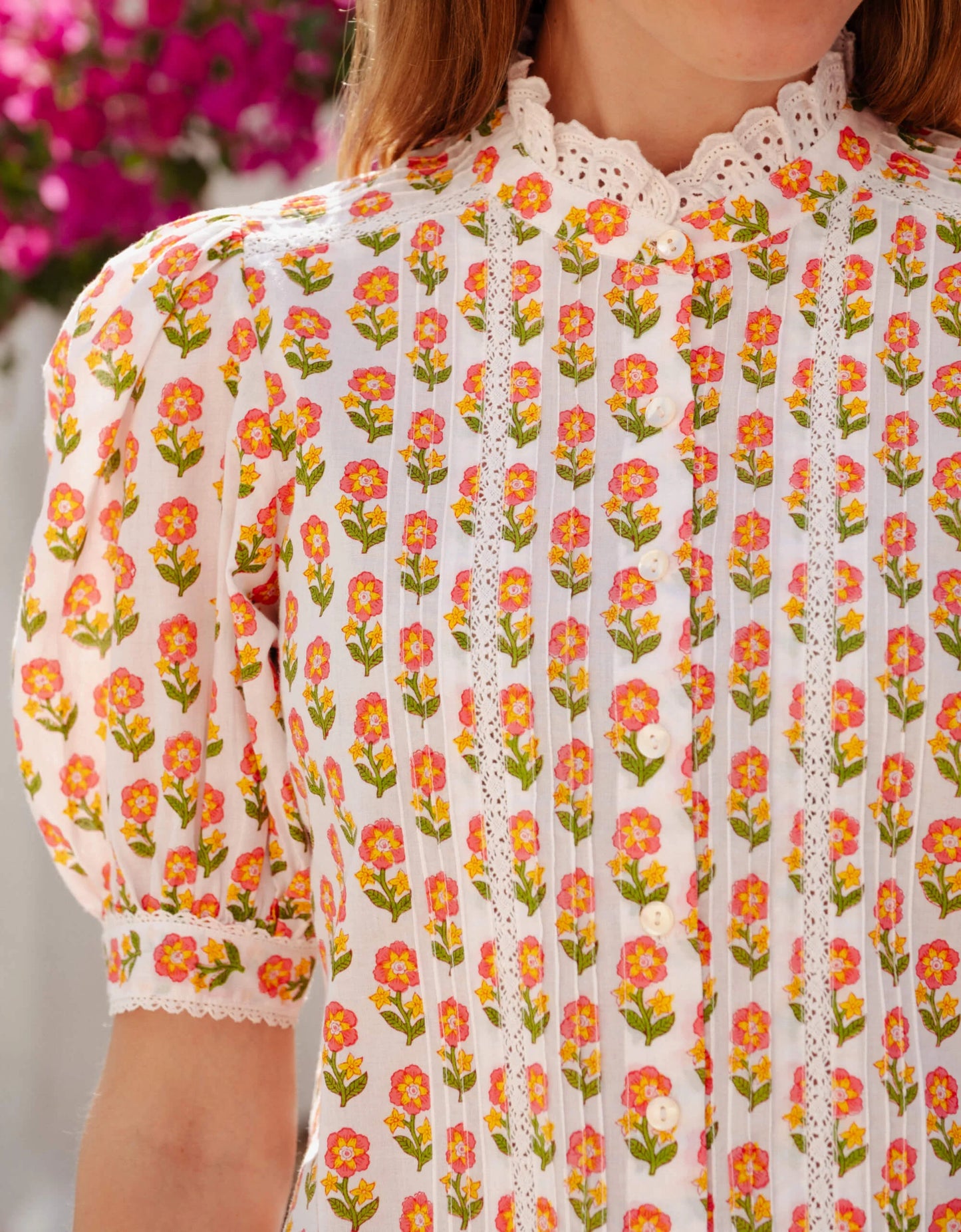 Pink City Prints Vera Blouse