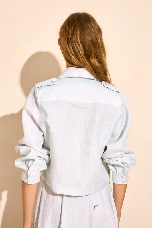 Solange M. Ypegua Cargo Jacket, Light Blue