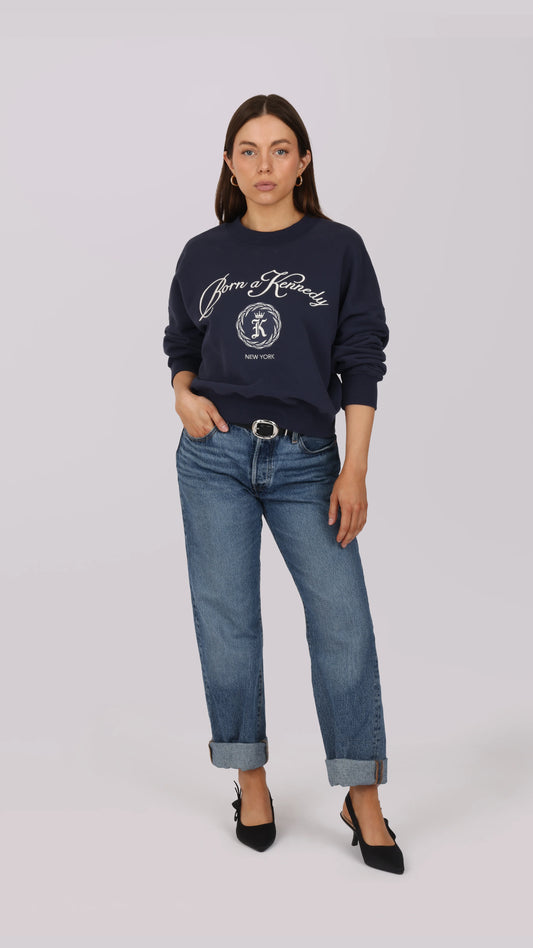 Born a Kennedy Soho Cropped Crew