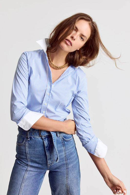 The Shirt by Rochelle Behrens- The Icon Shirt in Stripe