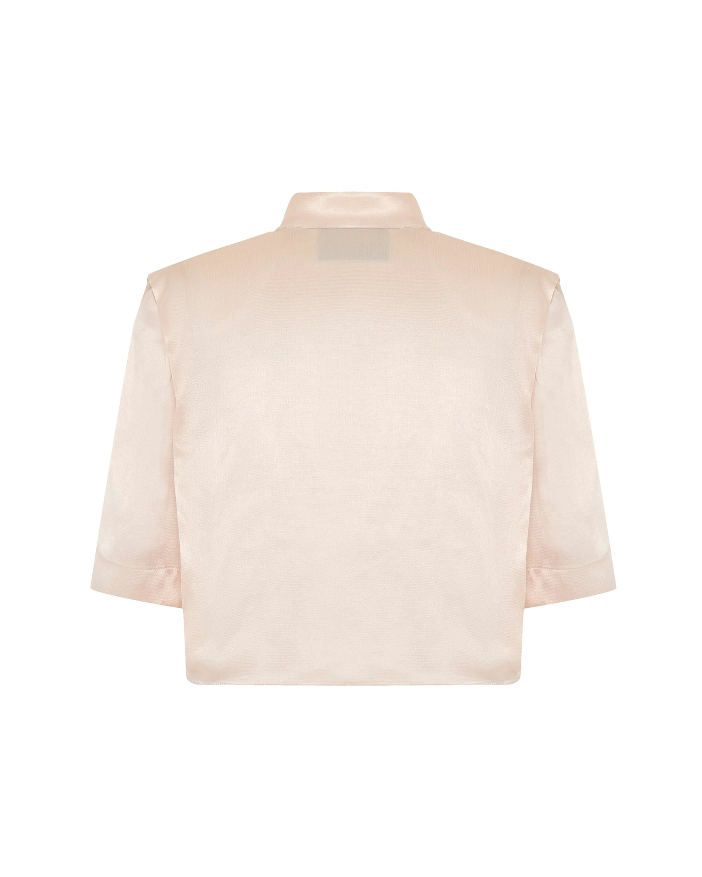 Theo Phaenna shoulder pleat tee- Ivory, Black